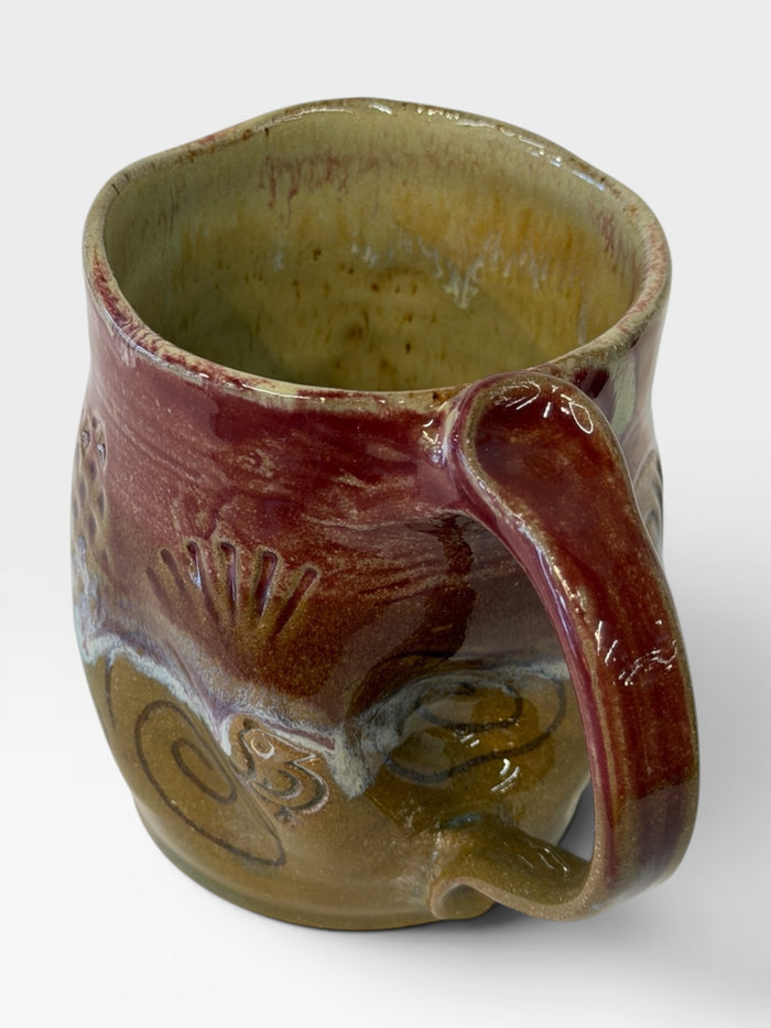 Mug, bumpy - Candy Red  2