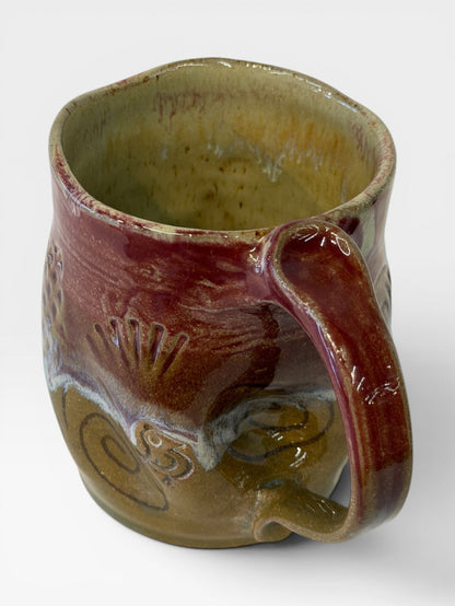 Mug, bumpy - Candy Red  2