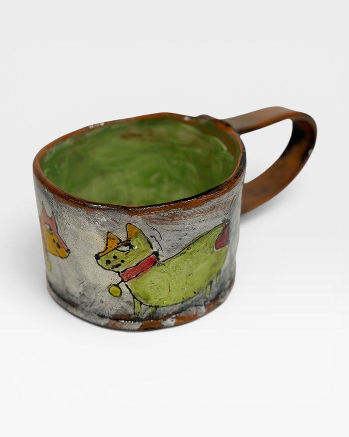 Mug, short - corgi