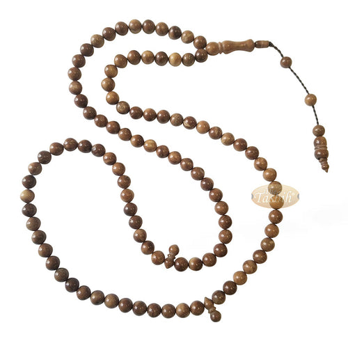Natural Color 8 mm Turkish Kokka - Kuka Seed Prayer Beads - Rosary - Misbaha