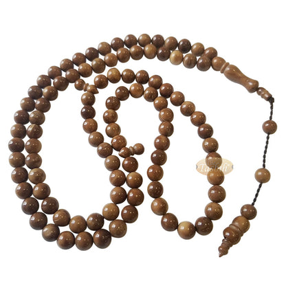 Natural Color 8 mm Turkish Kokka - Kuka Seed Prayer Beads - Rosary - Misbaha