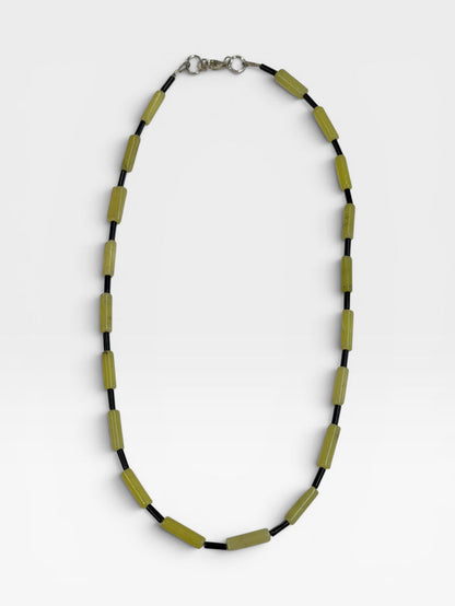 Necklace - Jade and Glass