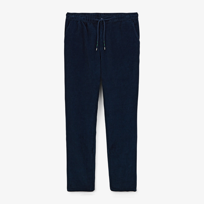 Pantalon 549 regular confort élastiqué bleu foncé en coton homme SERGE BLANCO