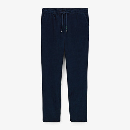Pantalon 549 regular confort élastiqué bleu foncé en coton homme SERGE BLANCO