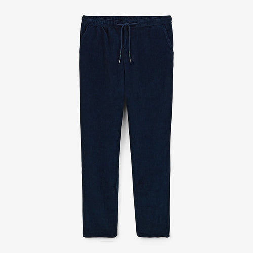 Pantalon 549 regular confort élastiqué bleu foncé en coton homme SERGE BLANCO