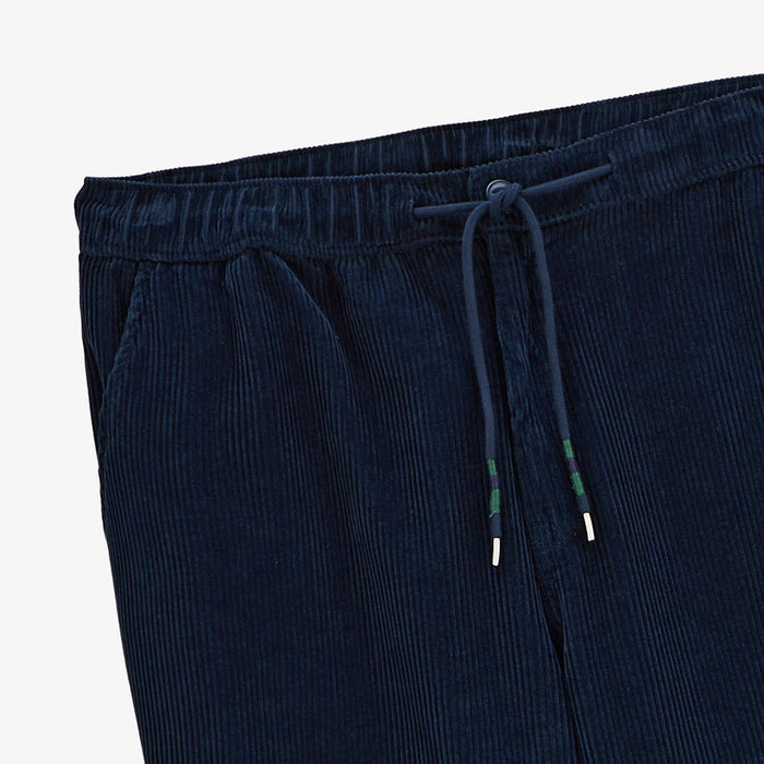 Pantalon 549 regular confort élastiqué bleu foncé en coton homme SERGE BLANCO