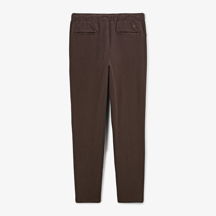 Pantalon 549 regular confort élastiqué marron homme SERGE BLANCO
