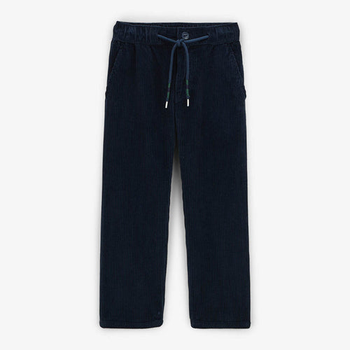 Pantalon 549 regular taille élastiquée confort garçon bleu dark navy SERGE BLANCO