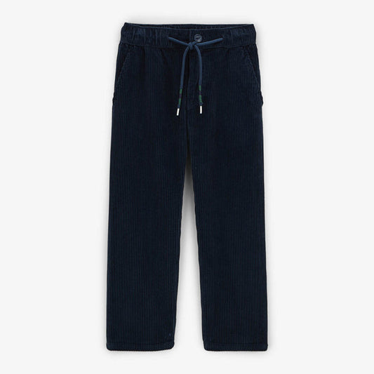 Pantalon 549 regular taille élastiquée confort garçon bleu dark navy SERGE BLANCO