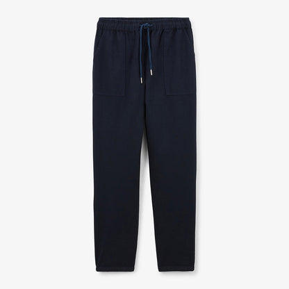 Pantalon 550 en coton coupe large élastique bleu marine homme SERGE BLANCO