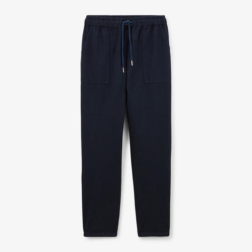 Pantalon 550 en coton coupe large élastique bleu marine homme SERGE BLANCO