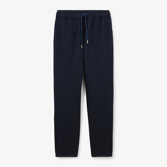 Pantalon 550 en coton coupe large élastique bleu marine homme SERGE BLANCO