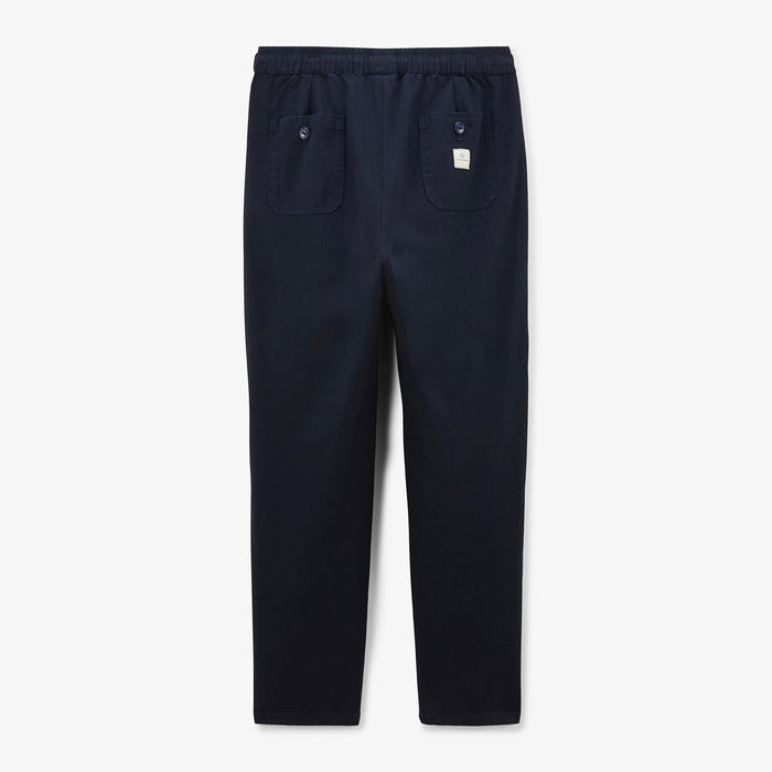 Pantalon 550 en coton coupe large élastique bleu marine homme SERGE BLANCO