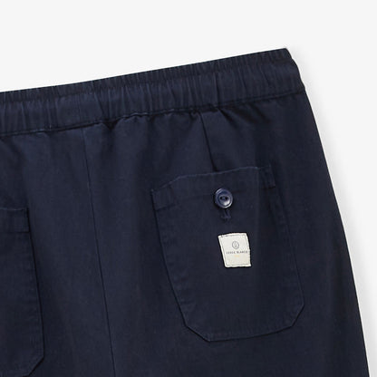 Pantalon 550 en coton coupe large élastique bleu marine homme SERGE BLANCO