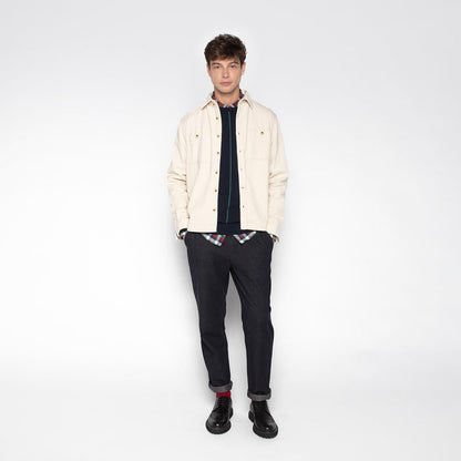 Pantalon 553 coupe large taille élastiquée gris homme SERGE BLANCO