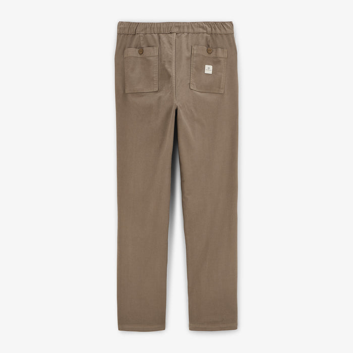 Pantalon 555 taille élastique coupe large shitake en coton homme SERGE BLANCO