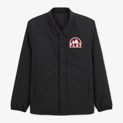 Parka Dan déperlante avec badge brodé noire homme SERGE BLANCO