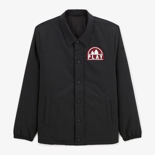 Parka Dan déperlante avec badge brodé noire homme SERGE BLANCO