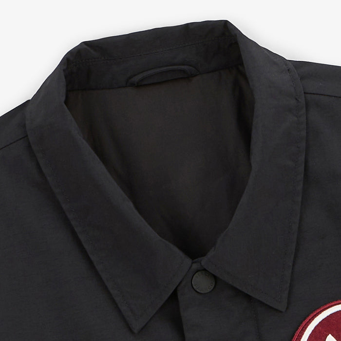 Parka Dan déperlante avec badge brodé noire homme SERGE BLANCO