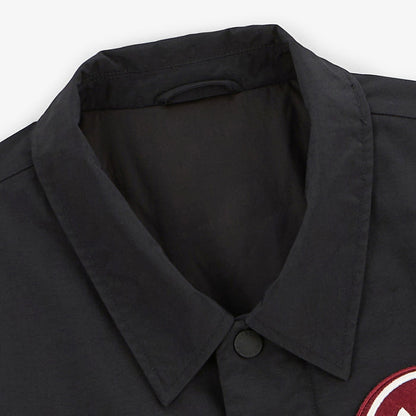 Parka Dan déperlante avec badge brodé noire homme SERGE BLANCO
