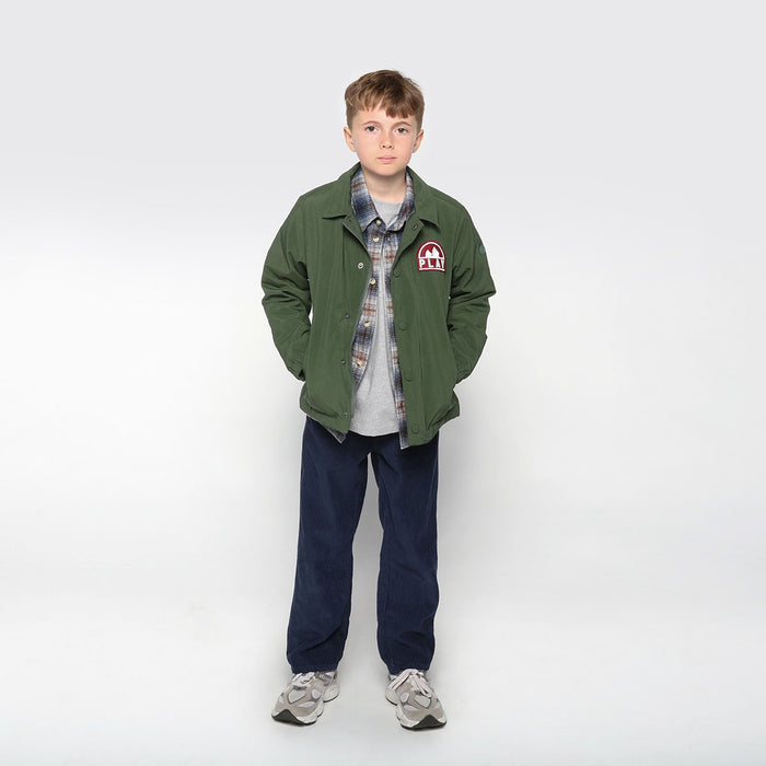 Parka Dan garçon vert anglais SERGE BLANCO LOOK