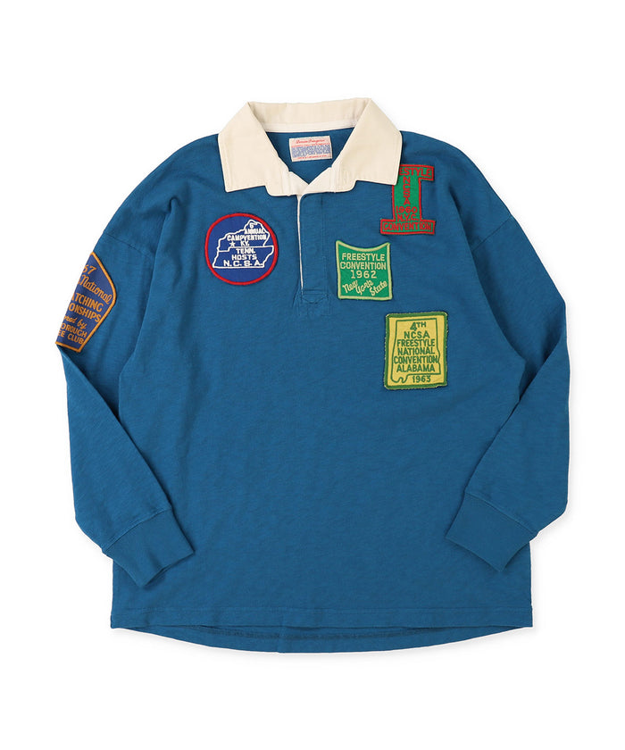 Patch Long Sleeve Rugger Shirt(LADIES)