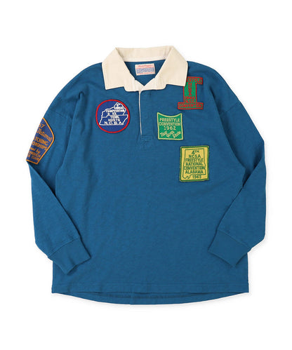 Patch Long Sleeve Rugger Shirt(LADIES)