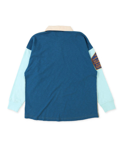 Patch Long Sleeve Rugger Shirt(LADIES)