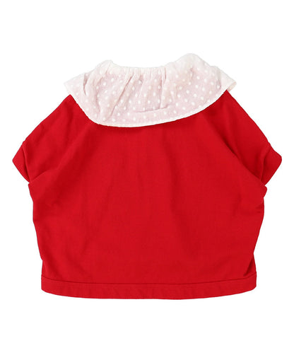 Pique Ruffled Polo Shirt