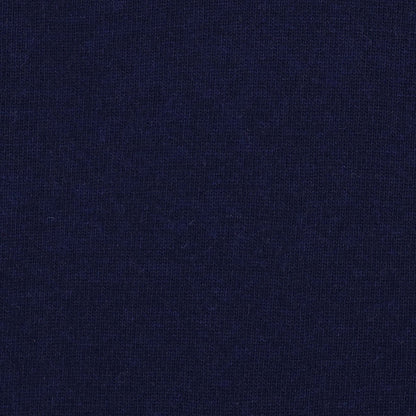 Pull à col rond bleu foncé en laine