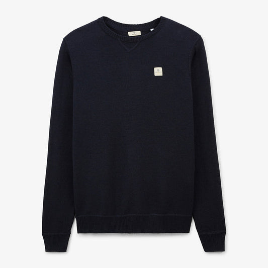 Pull Col Rond Bleu marine Murat PLAY Homme SERGE BLANCO