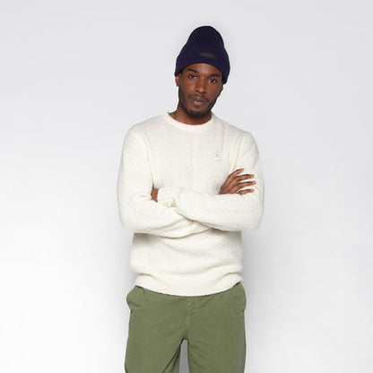 Pull En Laine Bouclette Blanc Ivoire Masao Homme SERGE BLANCO