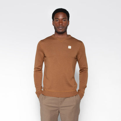 Pull Col Rond Marron Noisette Murat PLAY Homme SERGE BLANCO