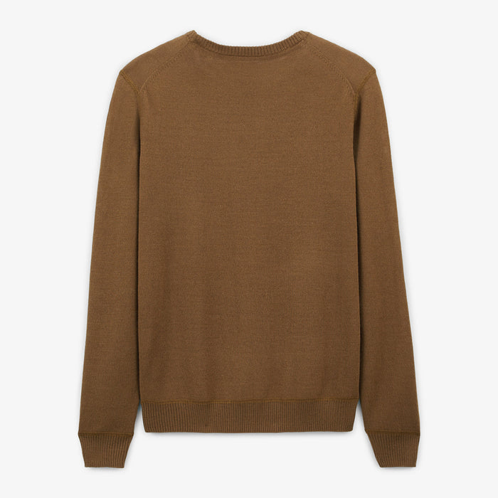 Pull Col Rond Marron Noisette Murat PLAY Homme SERGE BLANCO