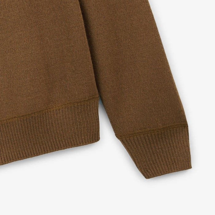 Pull Col Rond Marron Noisette Murat PLAY Homme SERGE BLANCO