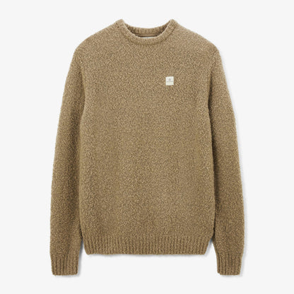 Pull En Laine Bouclette Beige Masao Homme SERGE BLANCO