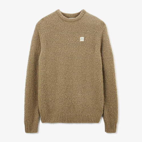 Pull En Laine Bouclette Beige Masao Homme SERGE BLANCO