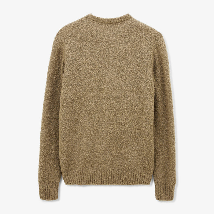Pull En Laine Bouclette Beige Masao Homme SERGE BLANCO