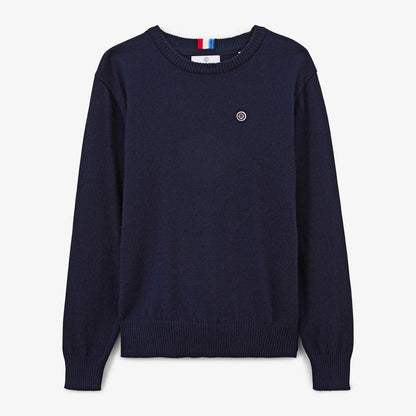 Pull Junior Coton Et Laine Bleu Dark Navy Maximus SERGE BLANCO
