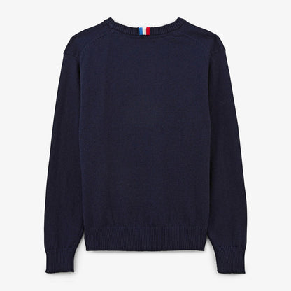 Pull Junior Coton Et Laine Bleu Dark Navy Maximus SERGE BLANCO