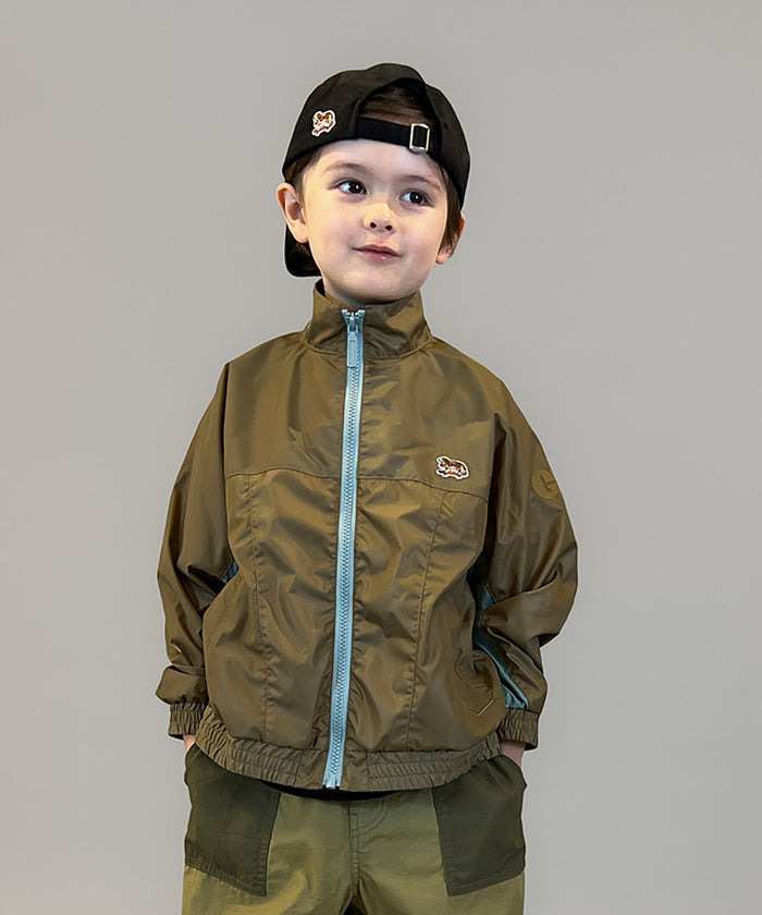 Recycled Polyester 2tone Zip Jacket