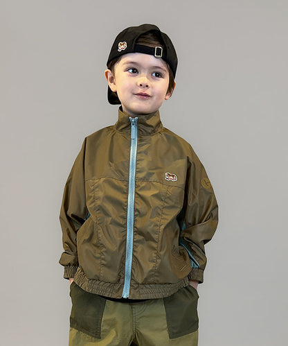 Recycled Polyester 2tone Zip Jacket