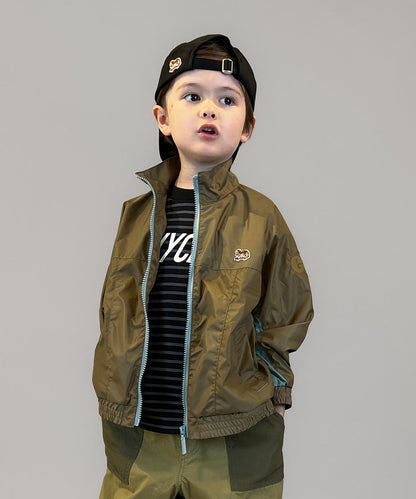 Recycled Polyester 2tone Zip Jacket