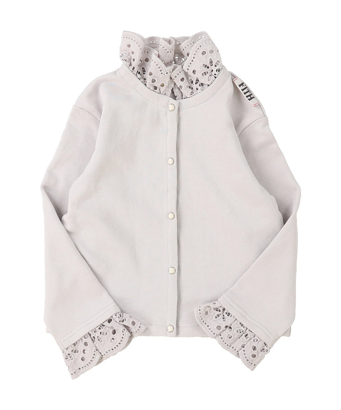 Ruffled Cardigan