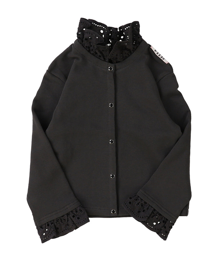 Ruffled Cardigan