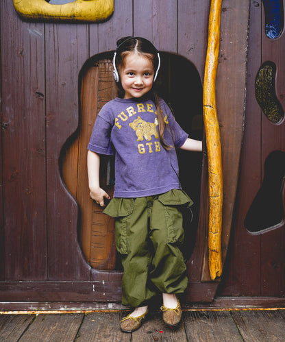 Ruffled Flap Pocket Weather Cloth Pants