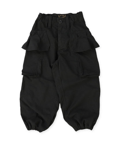Ruffled Flap Pocket Weather Cloth Pants