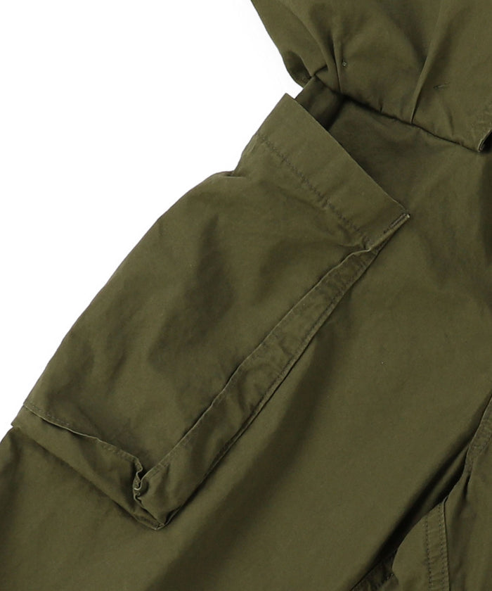 Ruffled Flap Pocket Weather Cloth Pants