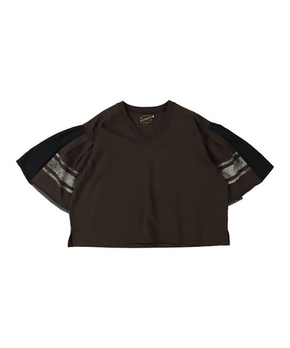 Ruffled Football Tee(LADIES)
