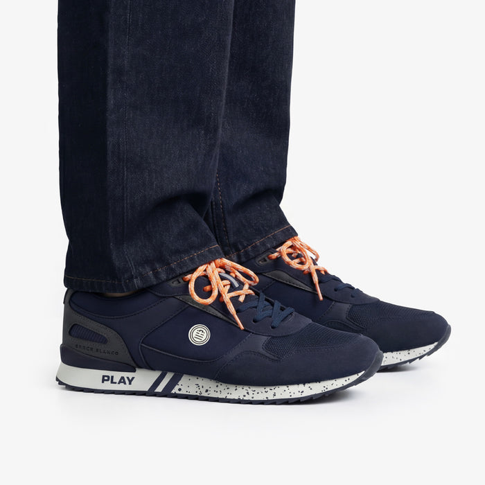 Sneaker Chamonix Play bleu dark navy Homme SERGE BLANCO